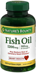 Nature's Bounty Fish Oil, 1200mg - 120 Softgels